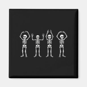 Imán Funny O-h-i-o State Skeleton Ohio Vintage Hallowee