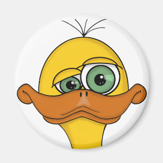 Imán Funny Odd Duck Personalizado