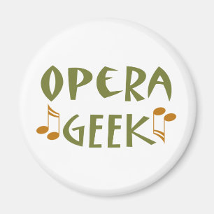 Imán Funny Opera Geek