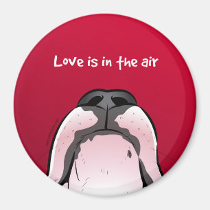 Imán Funny personalizado Bull Terrier Fridge Magnet