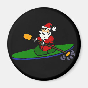 Imán Funny Personalizado de Navidades de Santa Claus Ka