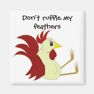 Imán Funny Personalizado Rooster