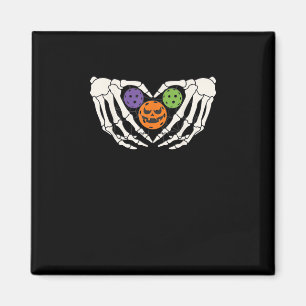 Imán Funny Pickle Halloween Skeleton manos Pumpki del c