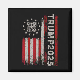 Imán Funny presidente de Qr Trump 4547 Tee Trump