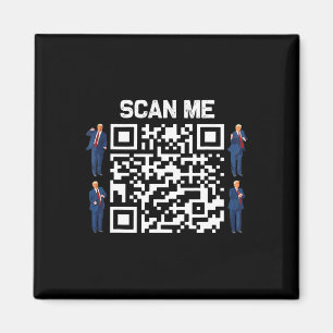 Imán Funny presidente de Qr Trump 4547 Tee Trump