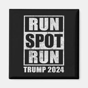 Imán Funny Pro Trump 2024 Run Spot Trump Kamala Deb