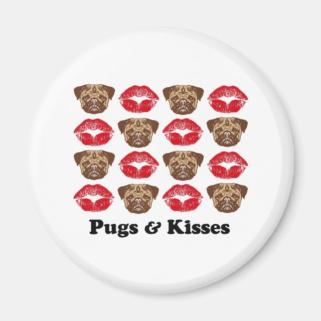 Imán Funny Pug (Frente)