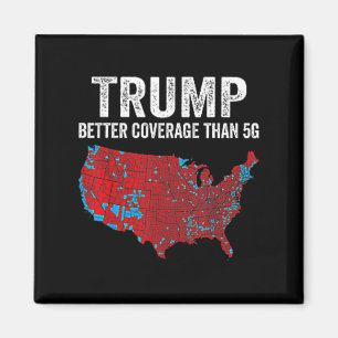 Imán Funny Qr presidente Trump 4547 (de espaldas) Trump