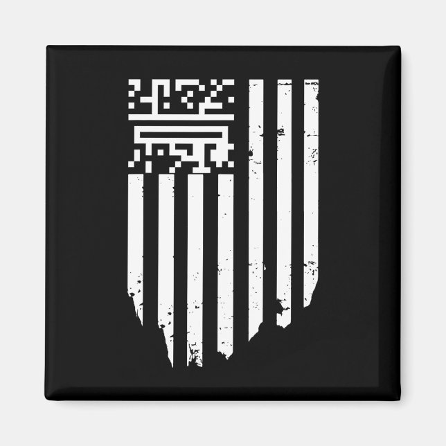 Imán Funny Qr presidente Trump código de baile (Frente)