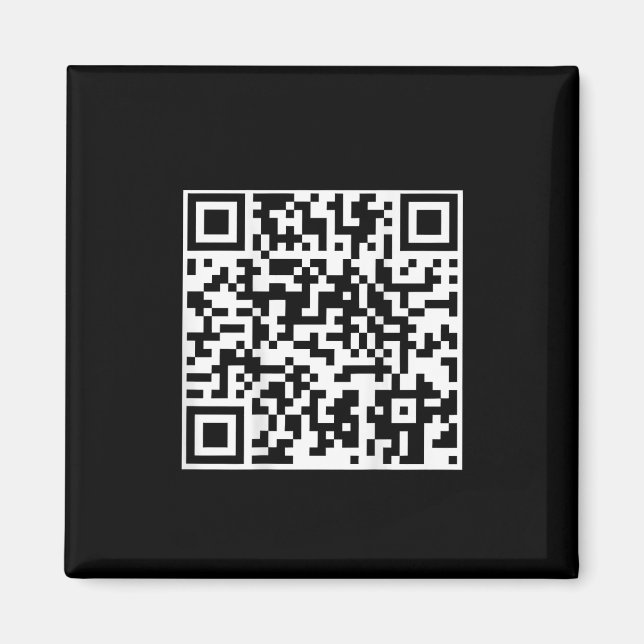 Imán Funny Qr presidente Trump código de baile (atrás) (Frente)