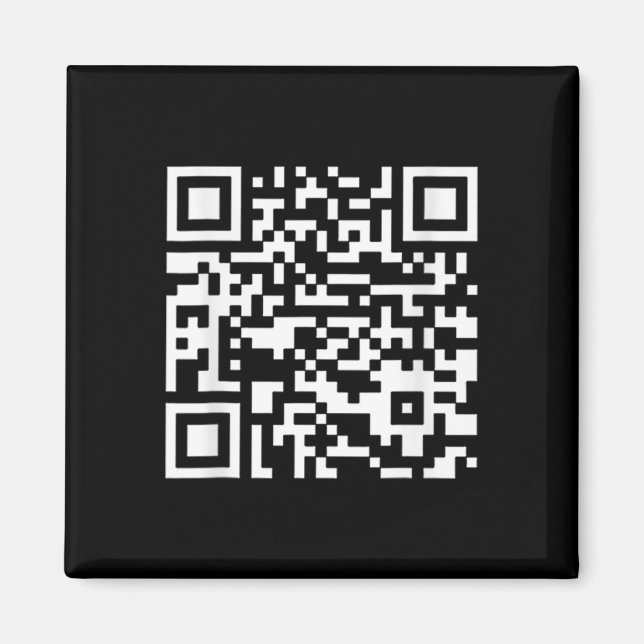 Imán Funny Qr presidente Trump, código de baile (en Byc (Frente)