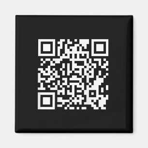 Imán Funny Qr presidente Trump código de baile (en negr