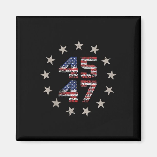 Imán Funny Qr presidente Trump código de baile (en negr (Frente)