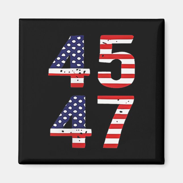 Imán Funny Qr presidente Trump código de baile Trump 45 (Frente)