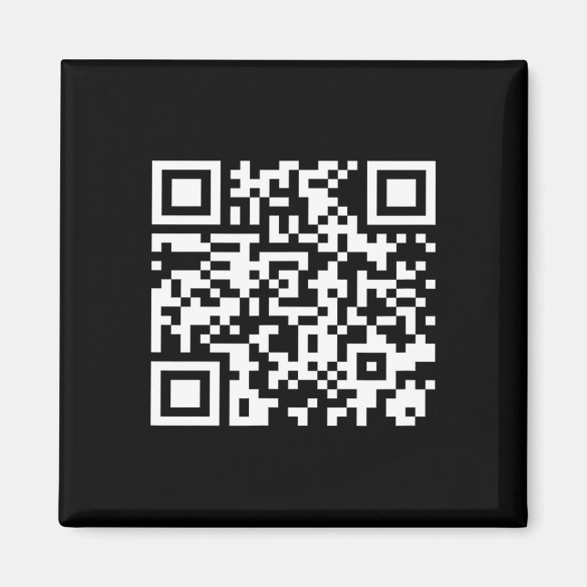 Imán Funny Qr presidente Trump Código de Danza 2025 (Frente)
