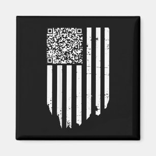 Imán Funny Qr Scan Code President Trump 4547 Trump Danc