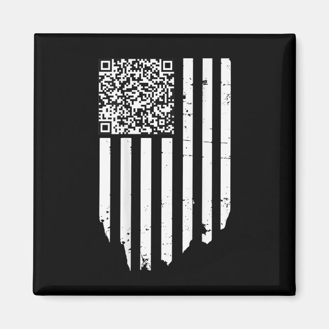 Imán Funny Qr Scan Code President Trump 4547 Trump Danc (Frente)