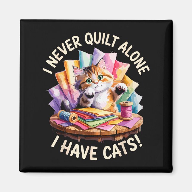 Imán Funny Quilting Art For Men Women Quilt Lover Sewin (Frente)