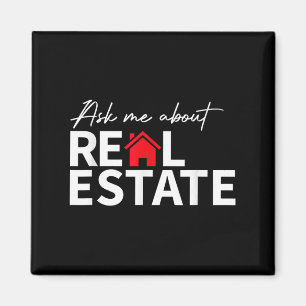 Imán Funny Realtors del agente inmobiliario me pregunta