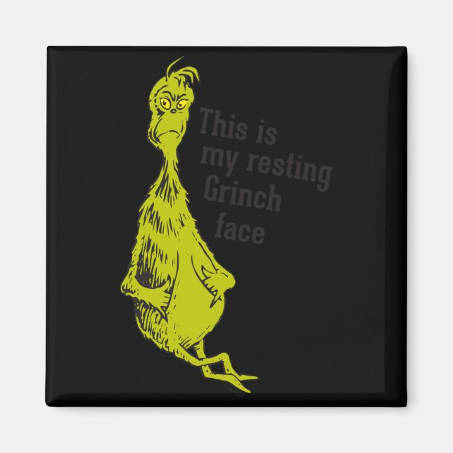 Imán Funny Resting Face  (Frente)