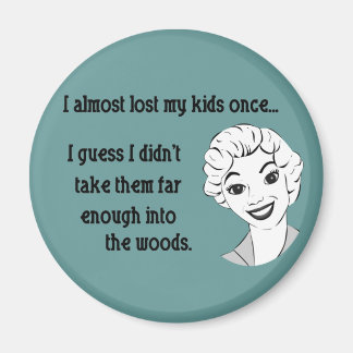 Imán Funny Retro Mom Magnet