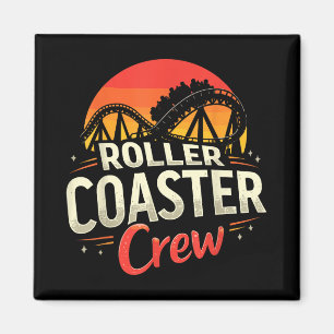 Imán Funny Roller Coaster Crew Parque de Atracciones Ro