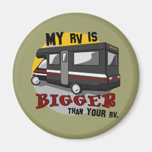 Imán Funny RV Camping Magnet