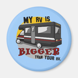 Imán Funny RV Camping Magnet