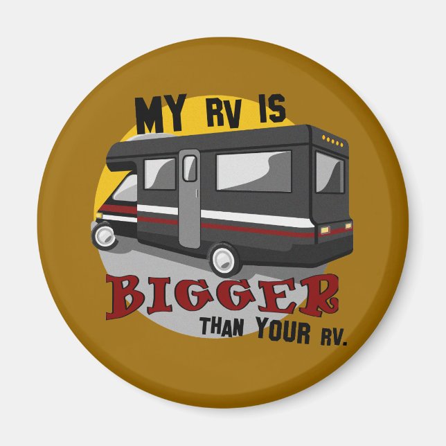 Imán Funny RV Camping Magnet (Frente)