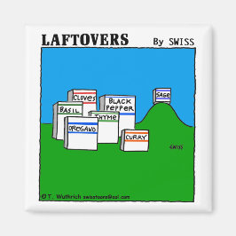 Imán Funny Sage Spice Spices Laftovers Foodivers Person