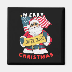 Imán Funny Santa