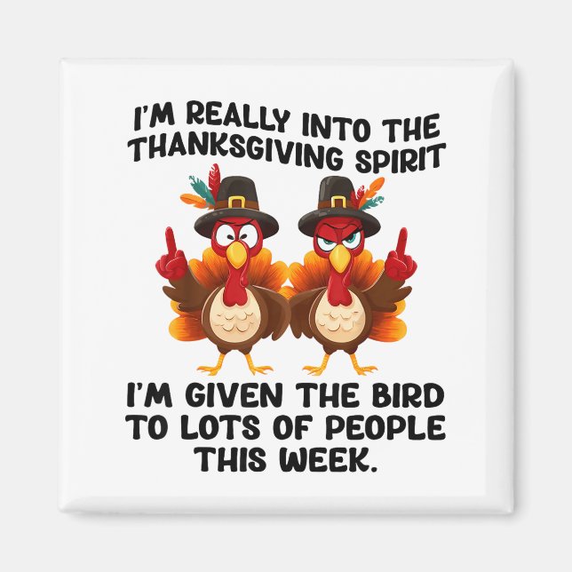 Imán Funny Sarcastic Novelty Tee I've Given The Bird Me (Frente)