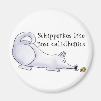 Imán Funny Schipperke Dog Personalizado