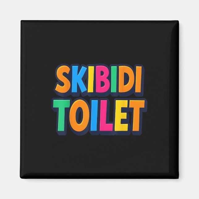 Imán Funny Skibidi Toilet (Frente)