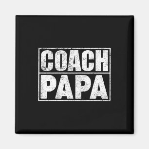 Imán Funny Soccer Football Entrenador de Baloncesto Pap