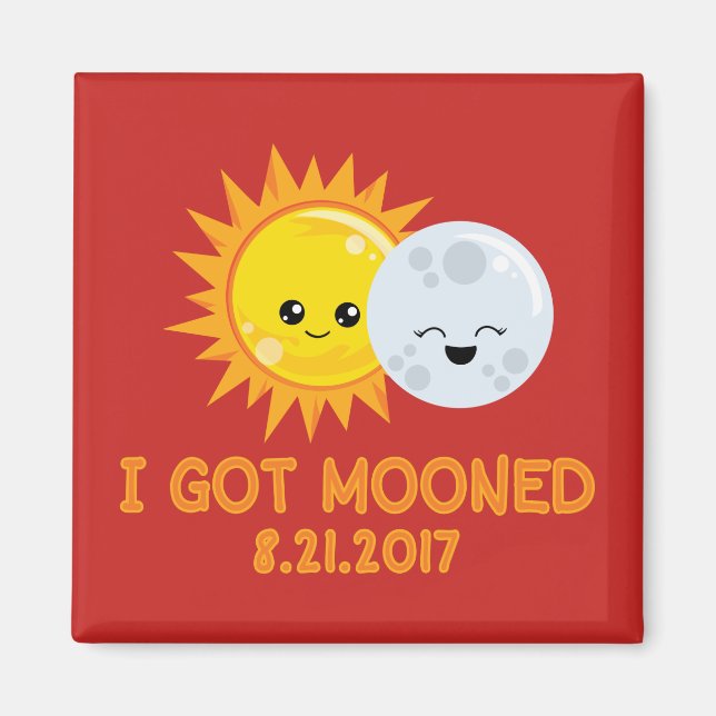 Imán Funny Solar Eclipse | Me Han Llamado (Frente)