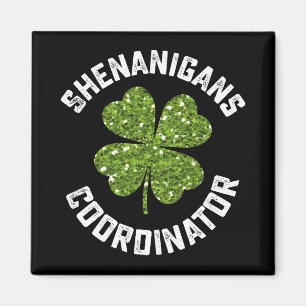 Imán Funny St Patrick's Day, coordinadora de Shenanigan