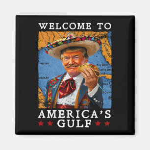 Imán Funny Taco de Trump 2025 en México