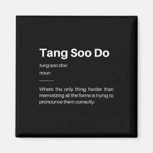 Imán Funny Tang Soo Do Definition Martial Arts Karate S
