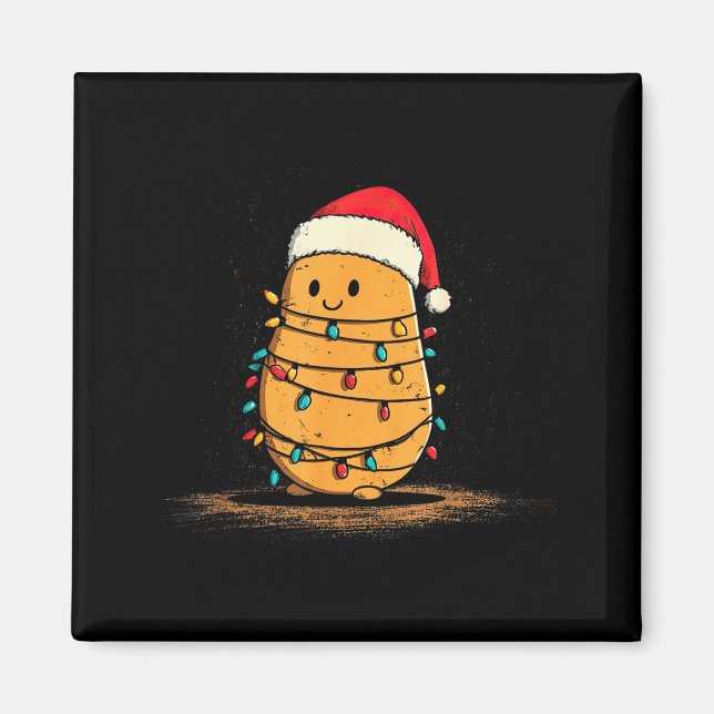 Imán Funny Tato Christmas Graphics Lights Lover  (Frente)