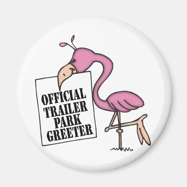 Imán Funny Trailer Park Shirt (Frente)