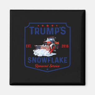 Imán Funny Trump 2024, el servicio de remoción de copos