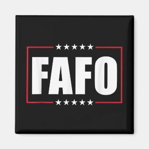 Imán Funny Trump Fafo Republicano 47 Trump Fafo