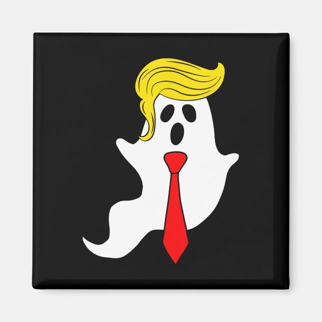 Imán Funny Trump fantasma Trump Halloween Halloween Don (Frente)