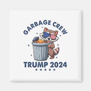 Imán Funny Trump Garbyge Crew