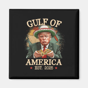 Imán Funny Trump Golfo De Estados Unidos 2025 Trump Mer