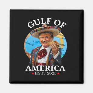 Imán Funny Trump Golfo De Estados Unidos 2025 Trump Mer