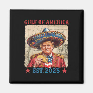 Imán Funny Trump Golfo De Estados Unidos 2025 Trump Tac