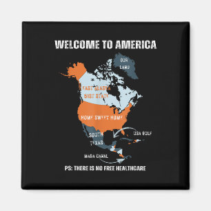 Imán Funny Trump Groenlandia Canal Panamá Canadá México