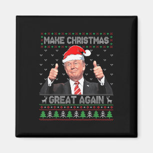 Imán Funny Trump hace a los Navidades grandes nuevament